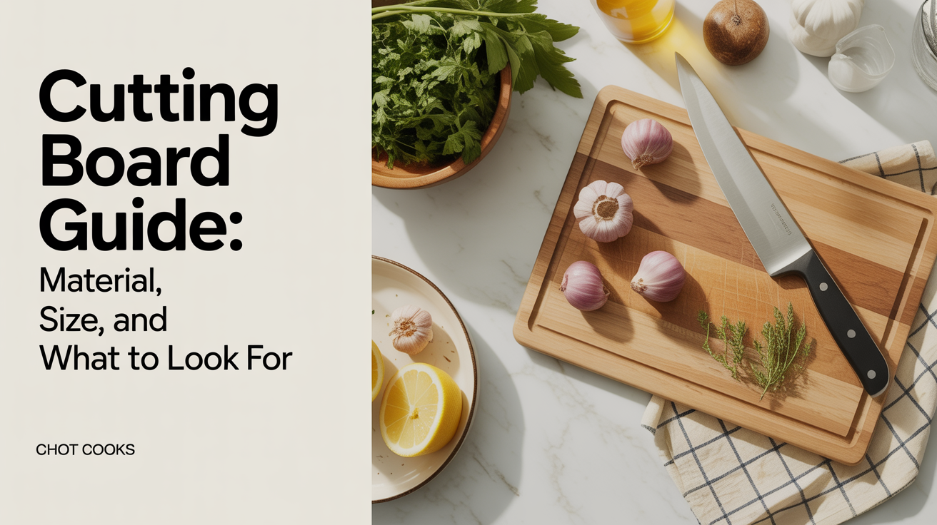 Cutting Board Guide: Material, Size, and What to Look For