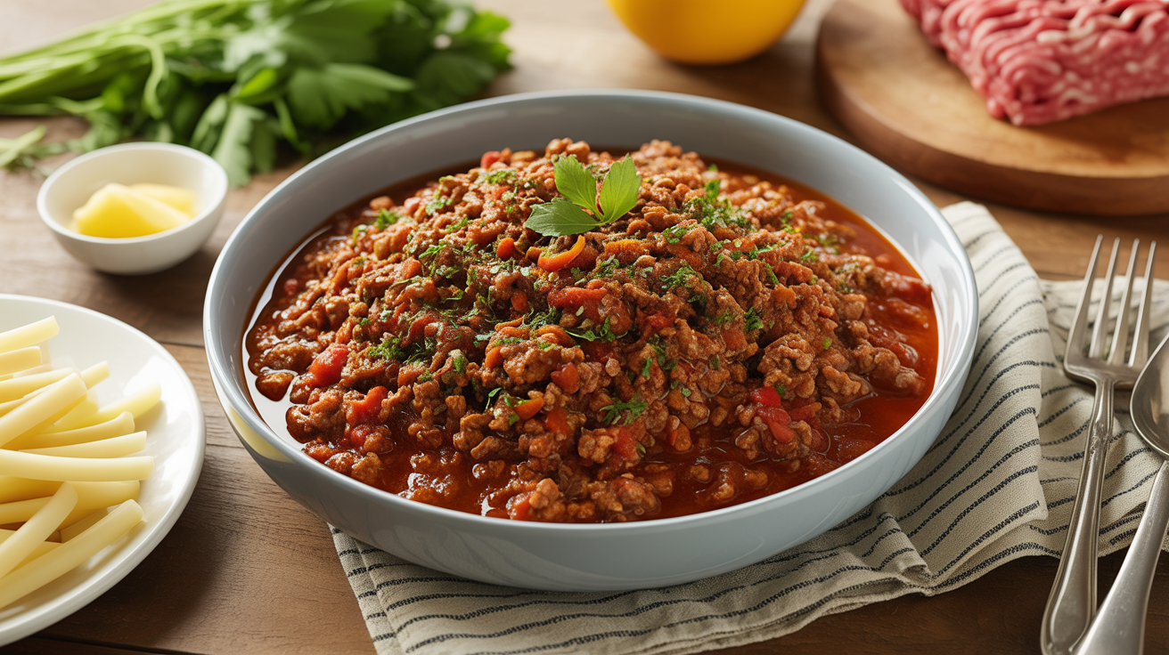 Bolognese-Style Meat Sauce