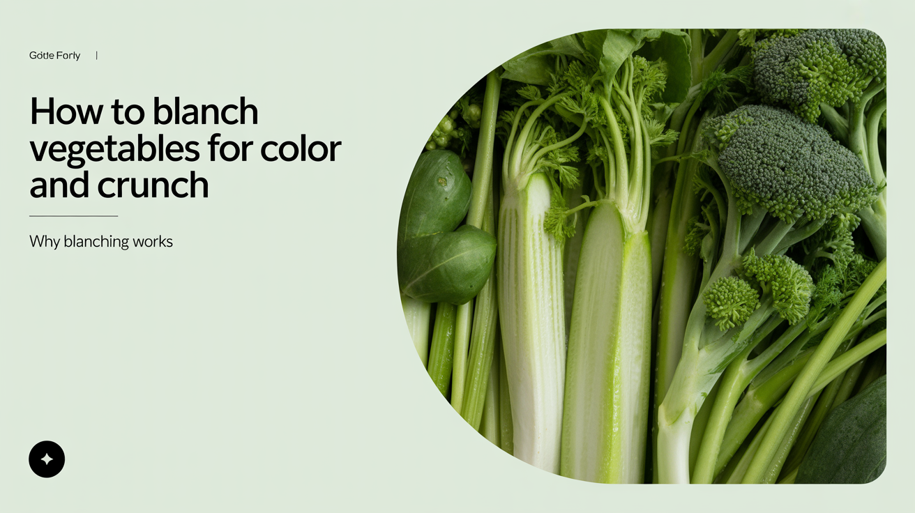 Why Blanching Works