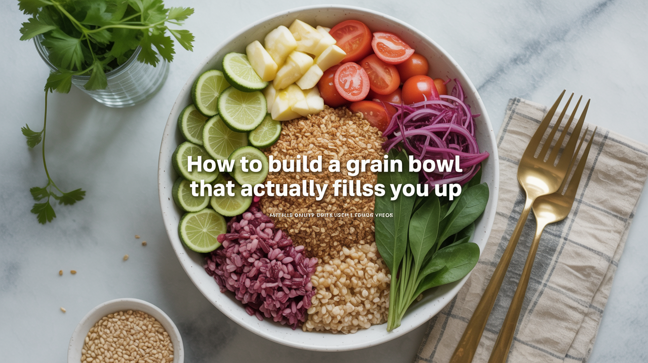 How to Build a Grain Bowl That Actually Fills You Up