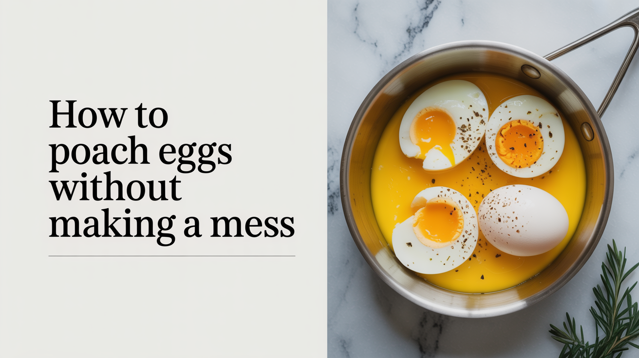 How to Poach Eggs Without Making a Mess