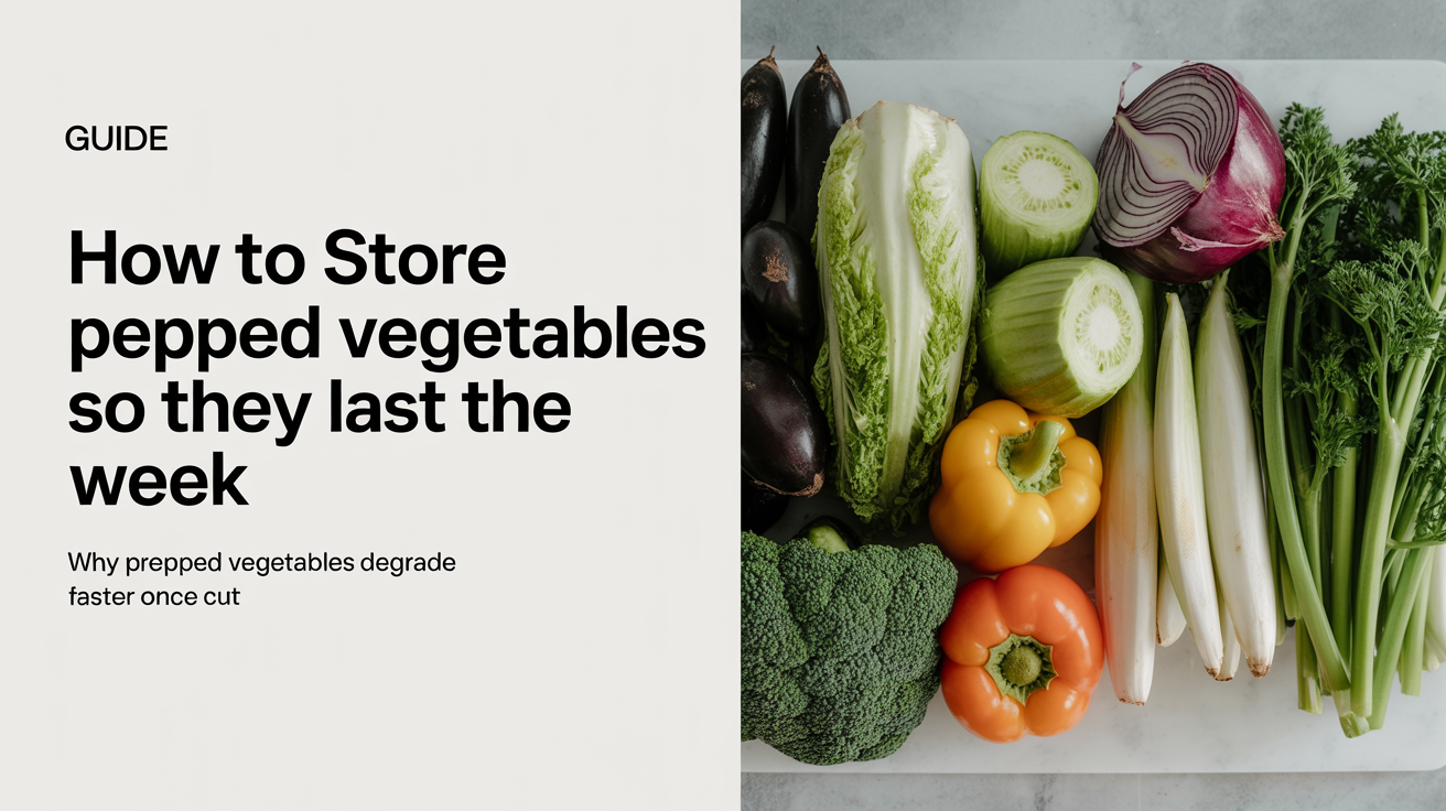 Why Prepped Vegetables Degrade Faster Once Cut