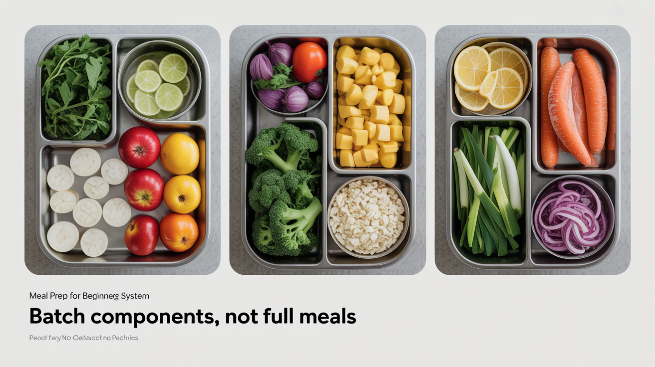 Batch components, not full meals