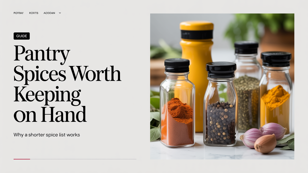 Why a Shorter Spice List Works