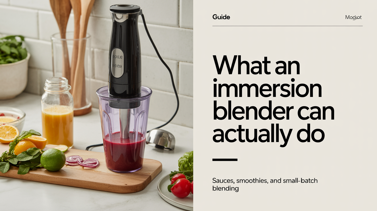 Sauces, Smoothies, and Small-Batch Blending
