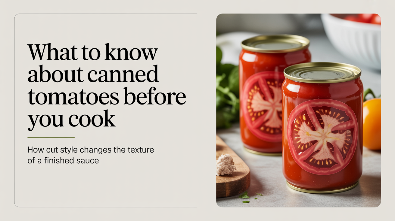 How Cut Style Changes the Texture of a Finished Sauce